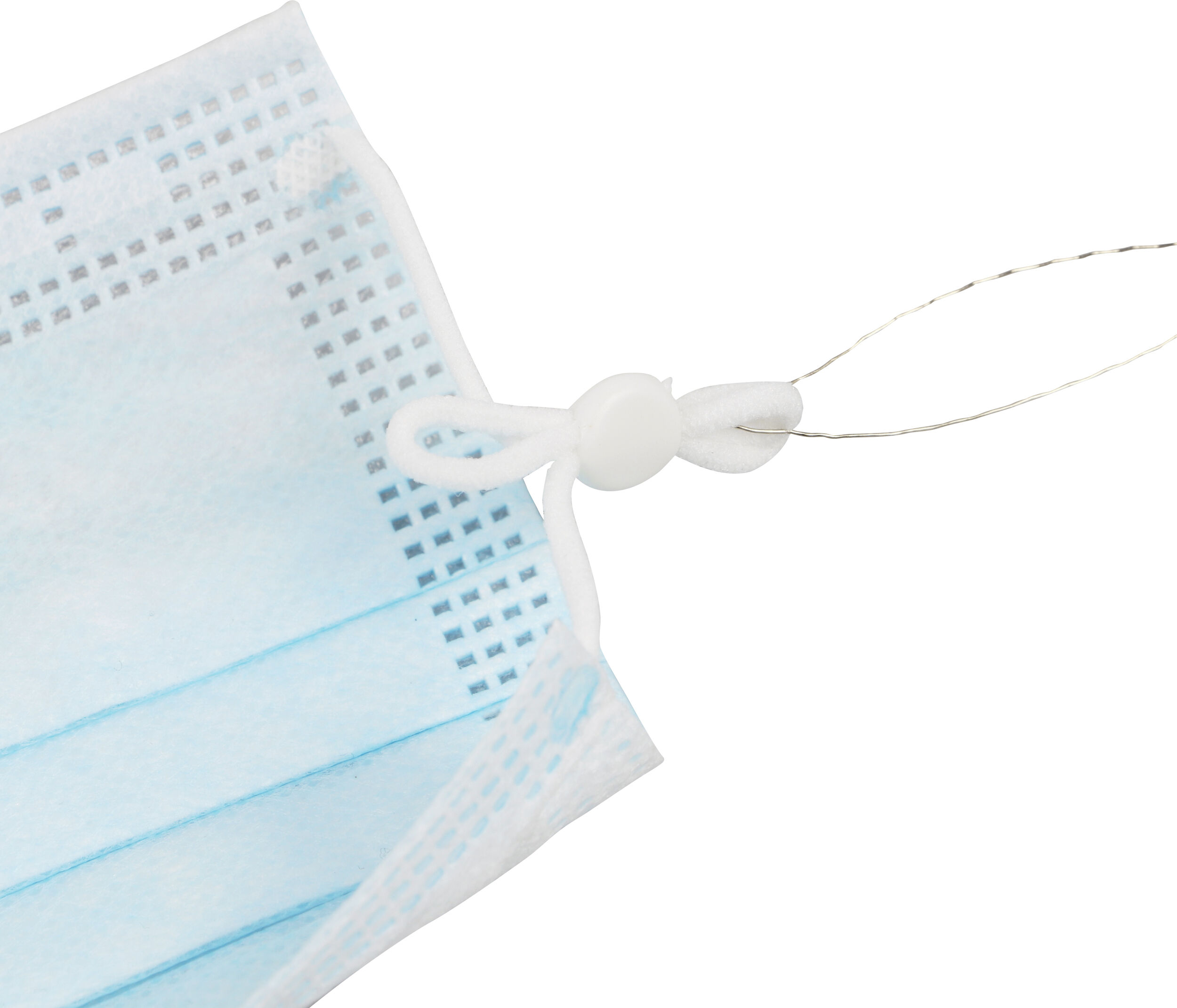 SPRINTIS 100 Unidades - Freno de cordón de silicona como hebilla de ajuste antideslizante para el cordón elástico,, PVC, blanco