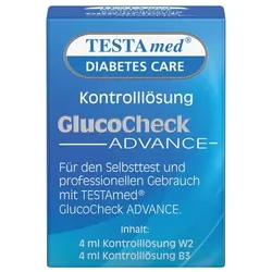 TESTAMED GlucoCheck Advance Kontrolllösung 4 ml