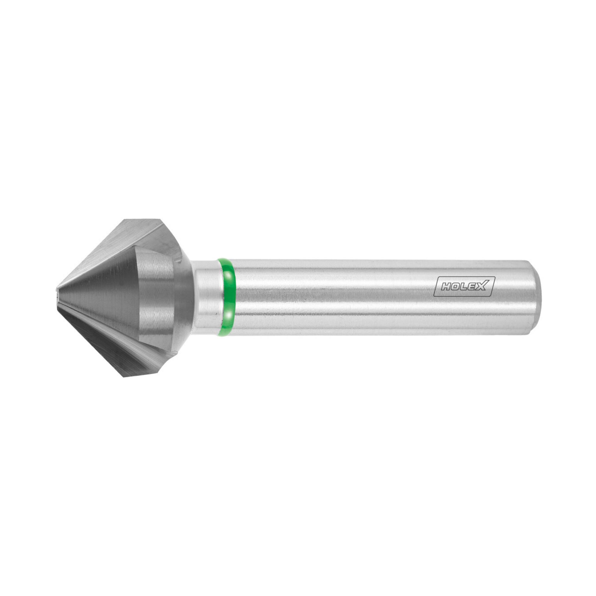 Holex Pro Steel Präzisions-Kegelsenker mit Ungleichteilung 90°, TiAlN, Außen-⌀ Dc: 10,4 mm (150182 10,4)