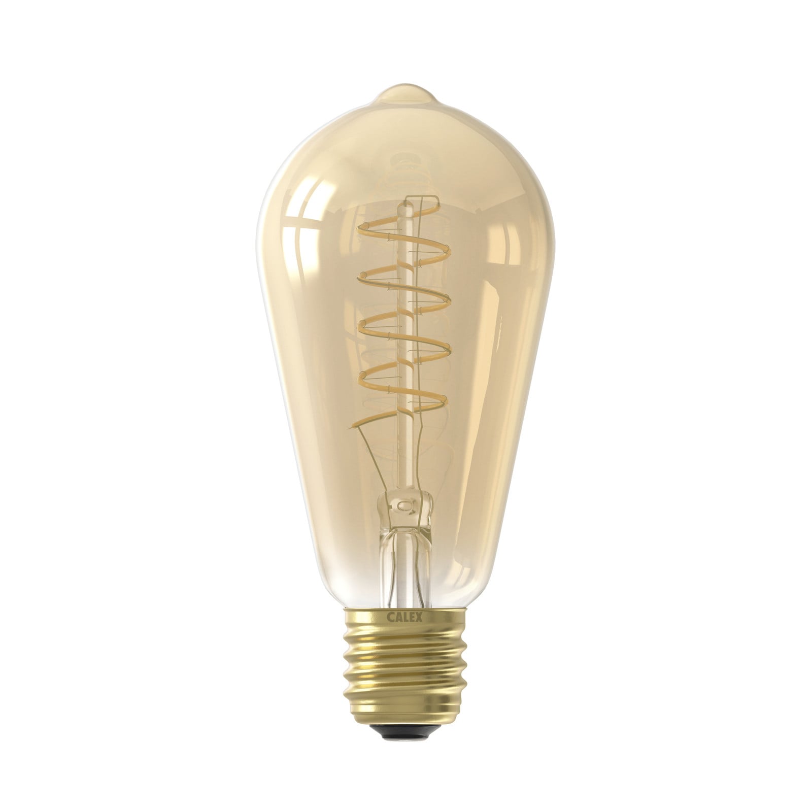 Calex LED-lamp ST64 E27 3,8W warm wit licht dimbaar filament goudkleurig