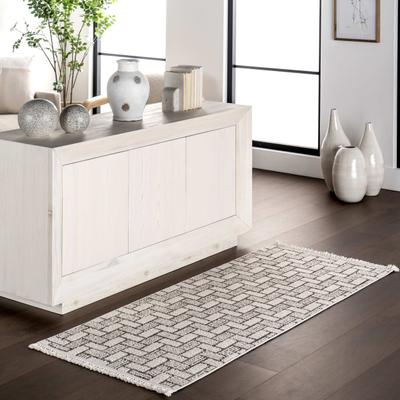 Nuloom Alora Geometric Tassels Area Rug