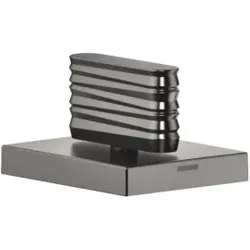 Dornbracht Cl.1 Seitenventil 20005706-99 linksschließend, warm, WAVES-Struktur, Dark Platinum matt