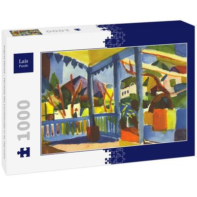 Lais Puzzle August Macke - Terrasse des Landhauses in St. Germain 1000 Teile