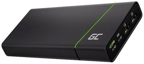 Green Cell GC PowerPlay Ultra Powerbank 26800 mAh Quick Charge 3.0, USB PD LiPo USB-C, USB-A Schwarz Statusanzeige
