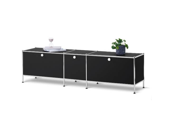Tchibo - Lowboard »Cn3« mit 3 Klappen - 190x40x51,5cm - chrom -