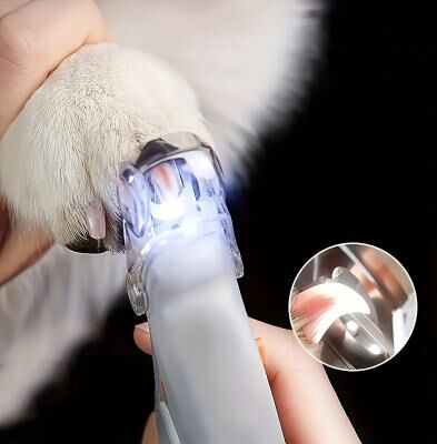 Happy Pet Pantry LED Pet Nail Clipper With Safety Light For Cats & Dogs   Precision Dog Nail Trimmer Grooming Tool LED Pet Nail Clipper With Safety Light For Cats & Dogs   Precision Dog Nail Trimmer Grooming Tool