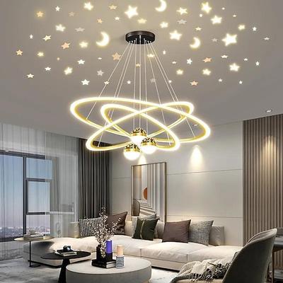 moderne pendelleuchte led projektor licht künstlerische atmosphäre am ganzen himmel sterne high-end licht luxus schlafzimmer sterne lampe