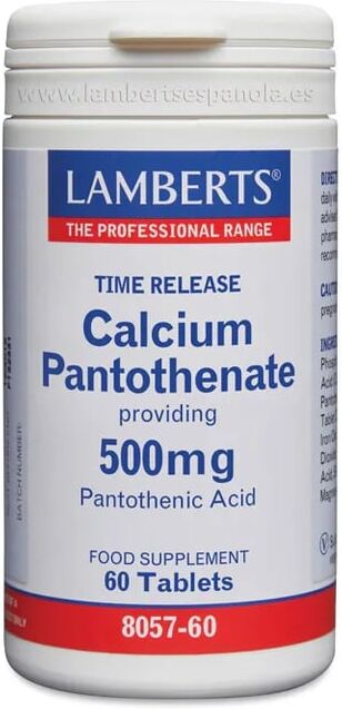 Lamberts PANTOTENATO DE CALCIO 500mg 60 Tabs