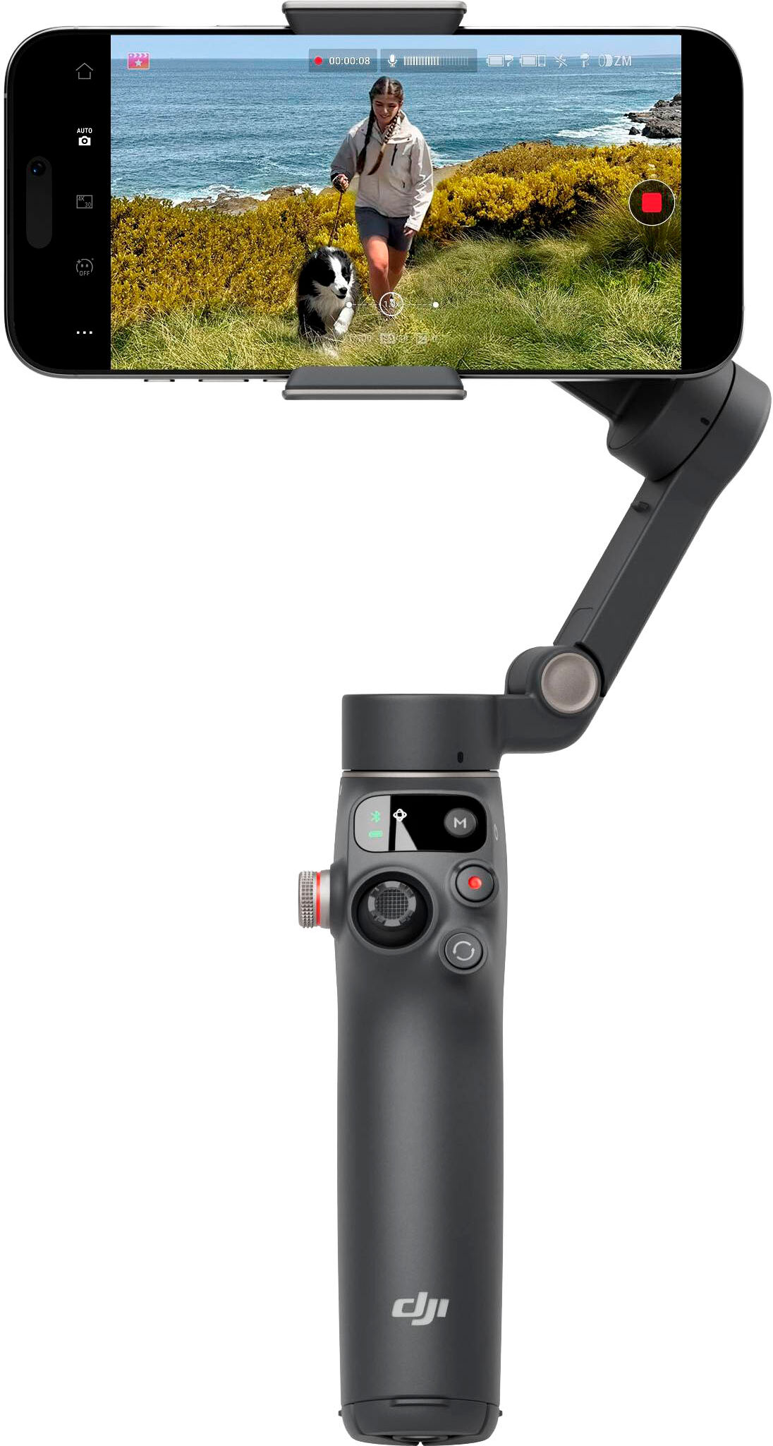 DJI Gimbal "Osmo Mobile 8 Device Only", grau (schwarz), B:11cm H:10,1cm T:29,1cm, Gimbals, Gimbal