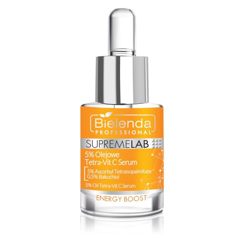 Bielenda Professional Supremelab Energy Boost 5% Oil Tetra-Vit C Serum 5% Oil Tetra-Vit C Serum 15Ml (15 ml) (5902169046774)