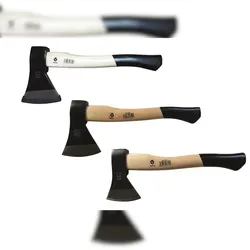 Vago-Tools 3 tlg Set Axt 600 800 1000g Gartenaxt Holzstiel