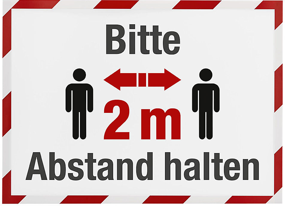 Magnetrahmen SAFETY, VE à 5 Stk, Format DIN A3, gelb-schwarz magnetoplan