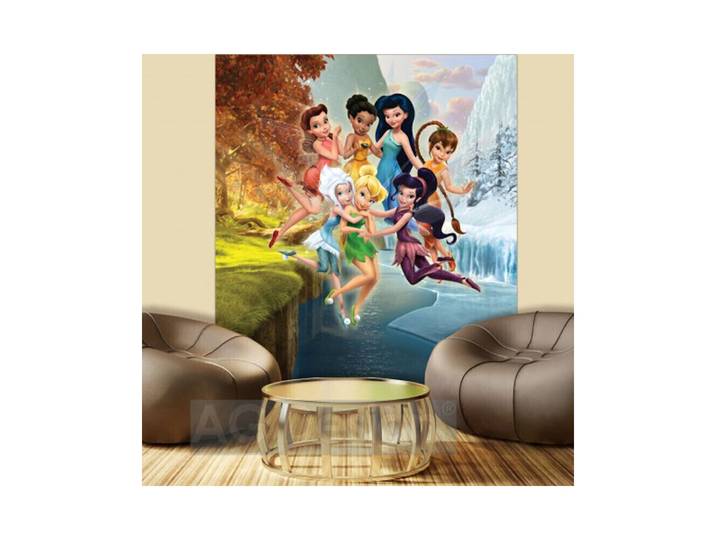 Ag Art - Papier Peint Xl Intisse Clochette Et Le Secret Des Fées Disney 180x202 Cm