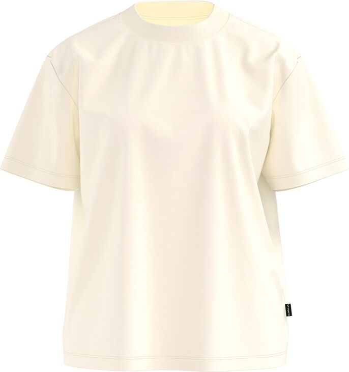 T-Shirt TRIGEMA "TRIGEMA Relaxed Fit T-Shirt", Damen, Gr. M, natur, Single Jersey, 100% Baumwolle, Basic, Rundhals, Shirts T-Shirt natur M