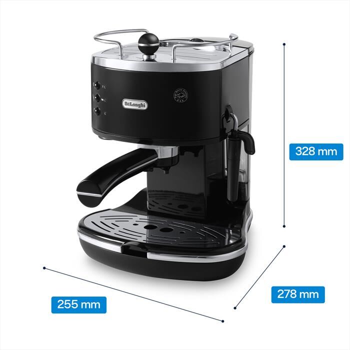 DeLonghi Icona Vintage Eco 311.bk Macchina Da Caffè Manuale-nero