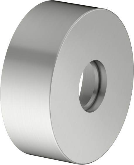 KEUCO IXMO Verlängerungsrosette 59545210281 rund, für G 1/2 Unterputz-Anschlüsse, Edelstahl-Finish