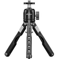 Leofoto MT-03mini table tripod + MBH-20 ballhead (black) (Metall), Stativ, Schwarz