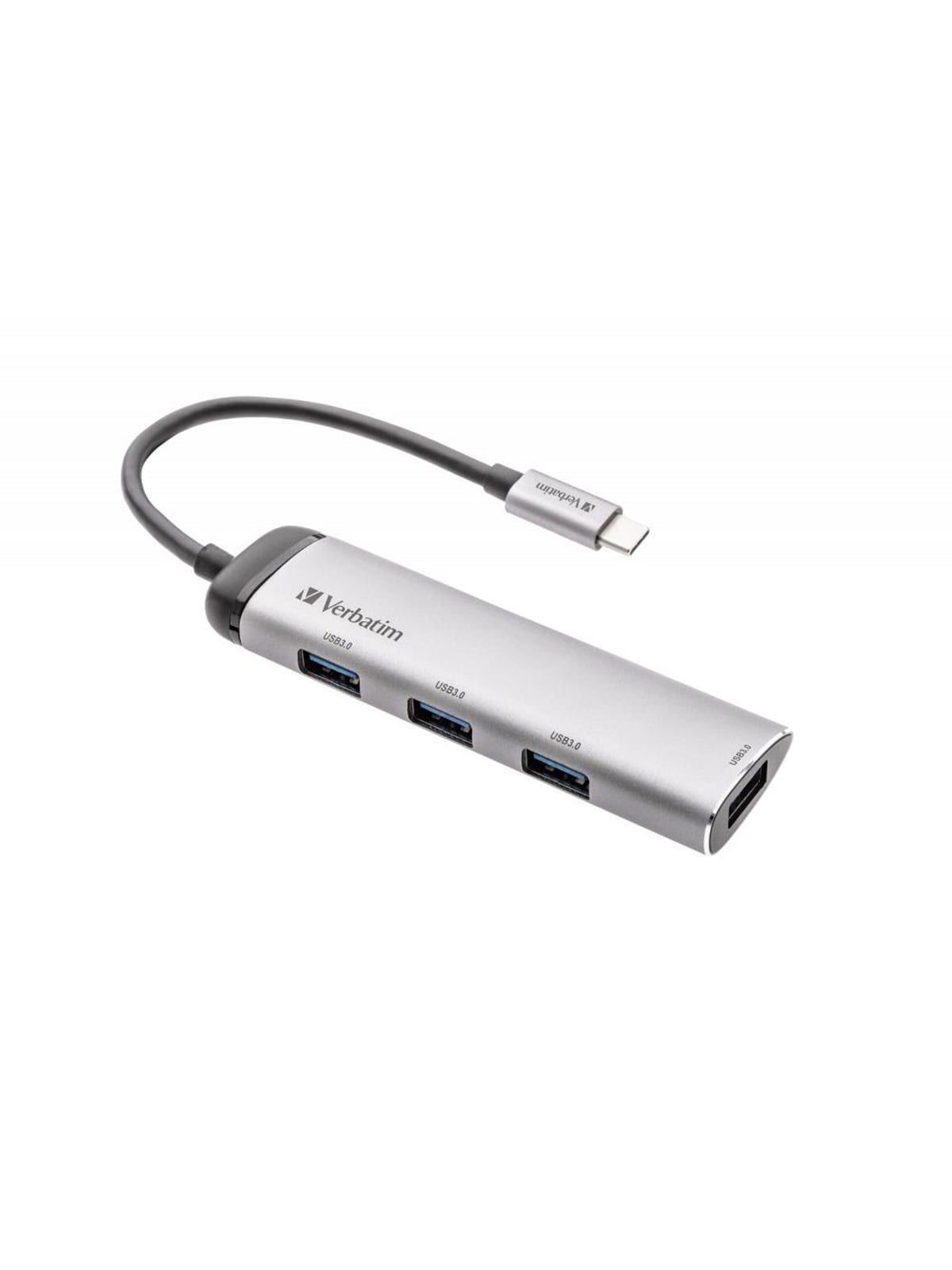 Verbatim 49147 USB-Hubs - 4 - silber