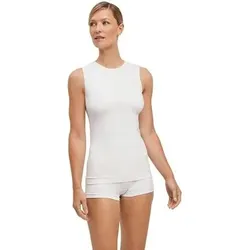 Falke Damen Unterhemden o.Arm Da W Tank Top, Größe XS in Weiß 2860