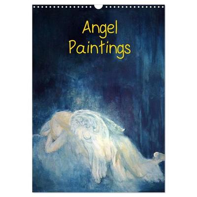 Angel paintings (Wall Calendar 2027 DIN A3 portrait), CALVENDO 12 Month Wall Calendar