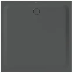 Bette quadrat Duschwanne „BetteUltra“ 1400 × 1400 mm ohne Oberflächenbeschichtung, ohne Oberflächenveredelung, ohne Wannenträger, in Slate
