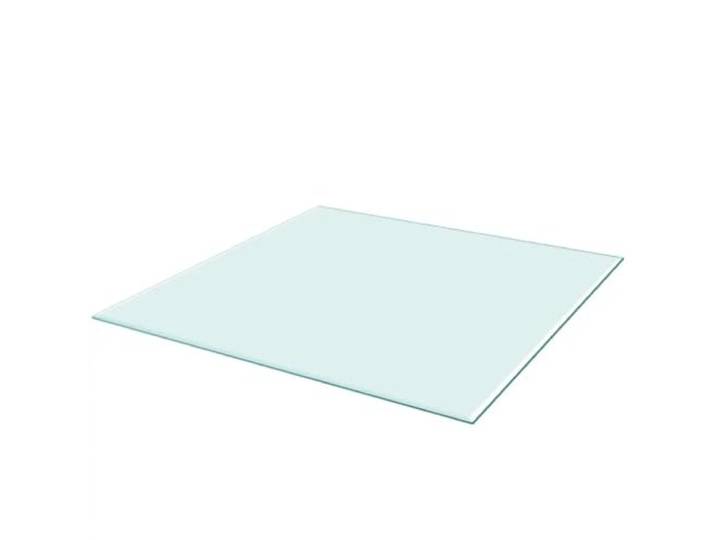 Glasplatte Tisch Gehärtetes Glas Quadratisch 800x800 mm Gehärtetes Glas, Anti-Kratzer, leichte Reinigung, Arbeitsplatte für Esszimmer, Kaffee und Garten