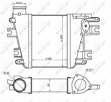 Nrf Ladeluftkühler 30384 Für Nissan