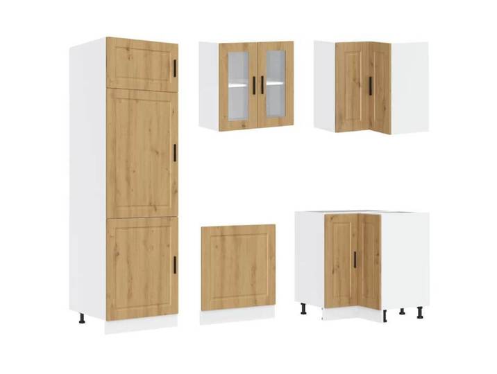 Moderne Meuble sous évier SOLOMOON Meuble-lavabo avec stockage Porto Blanc 80x46x81 5 cm MM1764