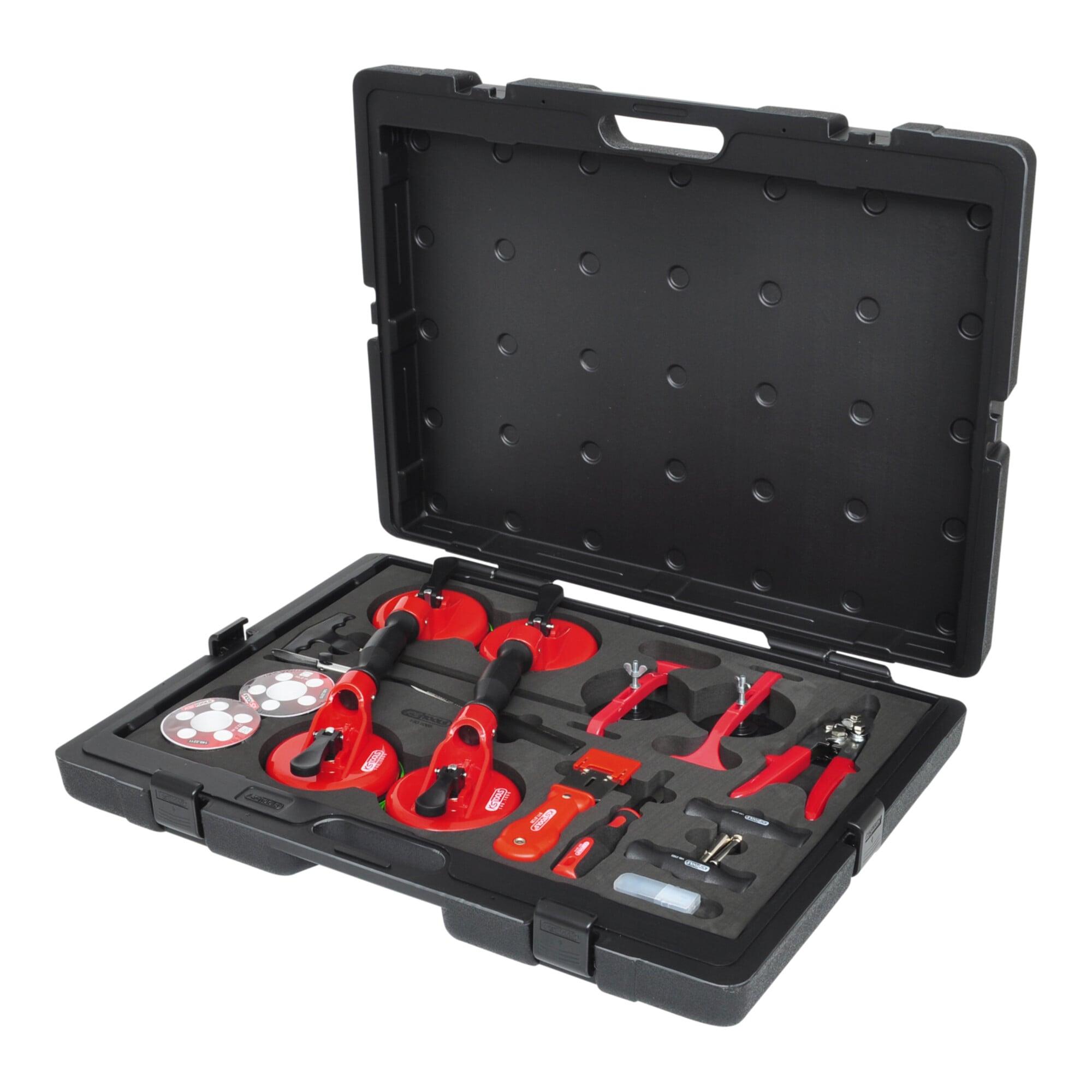 KS Tools MASTER Scheiben-Montage und Demontage-Satz aus Kunststoff und Metall 13-teilig, 1401065 (140.1065)