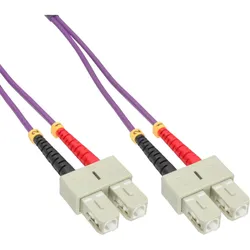 InLine LWL Duplex Kabel, SC/SC, 50/125μm, OM4, 5m