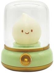 Uplifted Goods Cute LED Candle Lamp For Ambient Bedroom And Camping Decor green