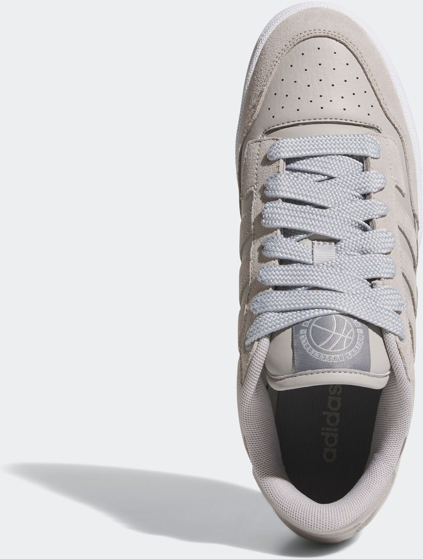 Sneaker ADIDAS SPORTSWEAR "RAPID COURT LOW", Damen, Gr. 37, weiß (supplier colour, supplier colour, cloud weiß), Leder, Synthetik, Schuhe Sneaker