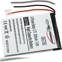Powery Akku für GPS, Navigation NavGear RSX-60