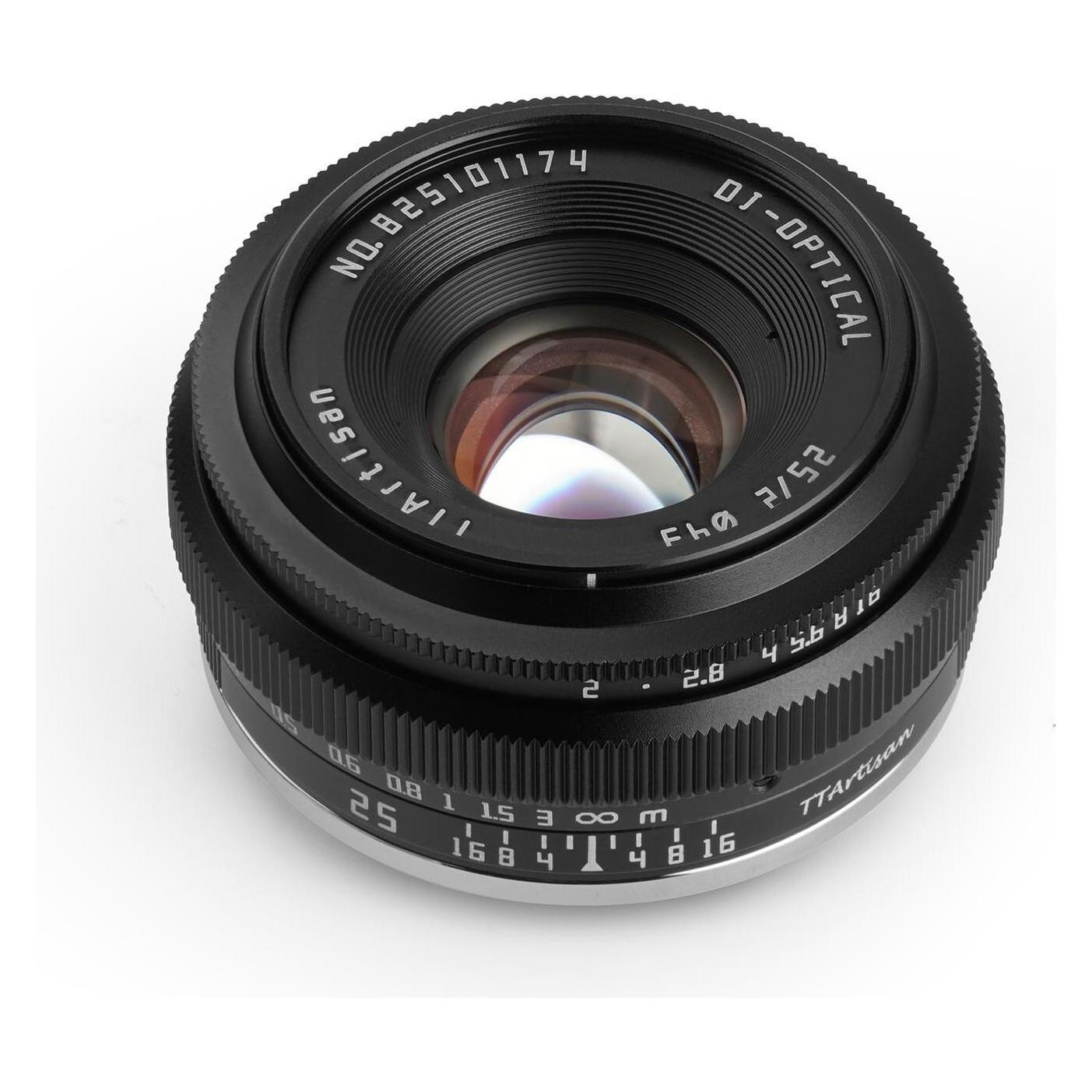 TTArtisan 25mm f/2 (Fujifilm X, APS-C / DX) (C2520-B-X)