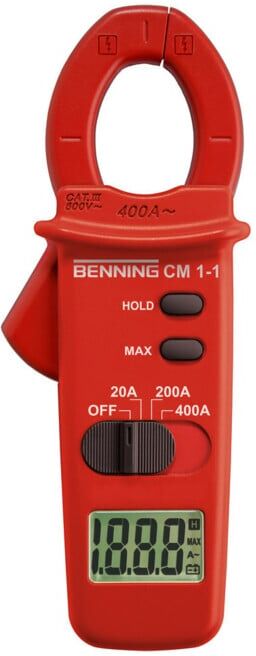 BENNING Multimètre pince ampèremétrique numérique CM 1-1 (044061)