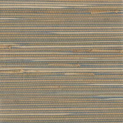 Advantage Jissai Mariner Blue Grasscloth Wallpaper - 36in x 288in x 8.025in
