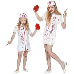 Widmann Zombie Krankenschwester Kinderkostüm (140)