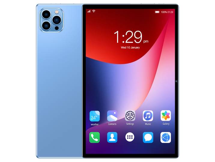 Nouvelles tablettes de 10.1 pouces Octa Core 3G appel téléphonique double SIM double caméras 4 + 64GB Android 13 Google Play WiFi Bluetooth Version mondiale