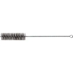 LESSMANN Zylinderbürste mit Öse 6x100/300mm Stahldraht gewellt