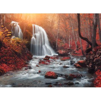 Papermoon "Mountain Sunset Waterfall" glatt