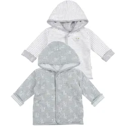 Feetje Wendejacke mit Kapuze Giraffen Ringel, grau, 56