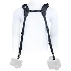 Blackrapid Double X Extra Comfort (Schultergurt), Kameragurt, Schwarz