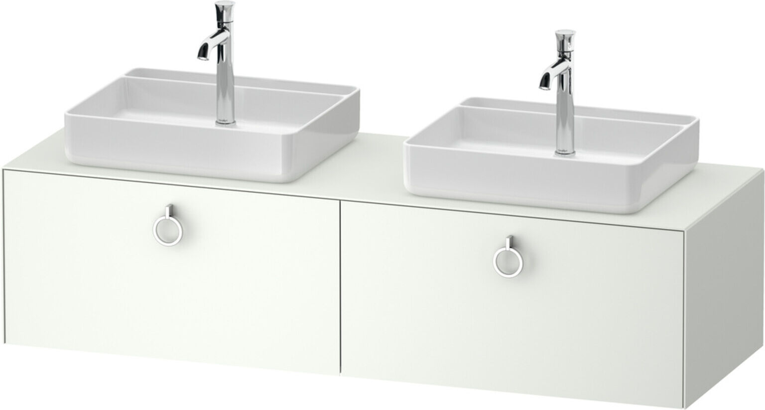 Duravit Waschtischunterschrank White Tulip 160x55cm, w m, k Ein/o Beleuchtung (WT4891B36360000)