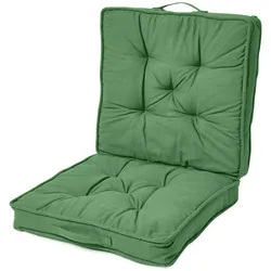 REISEKISSEN grün 50/50/10 cm – Klappkissen Baumwolle