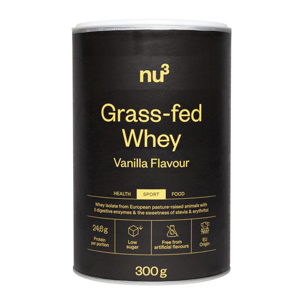 Grass-Fed Whey - Vanilla Flavour 300 g Pulver