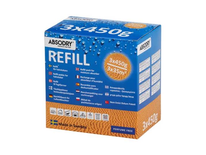 Absodry Raumklima Nachfüllpack 3x450g