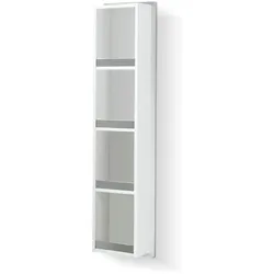 Puris Hochschrank-Regal c!mano Dekor Weiß