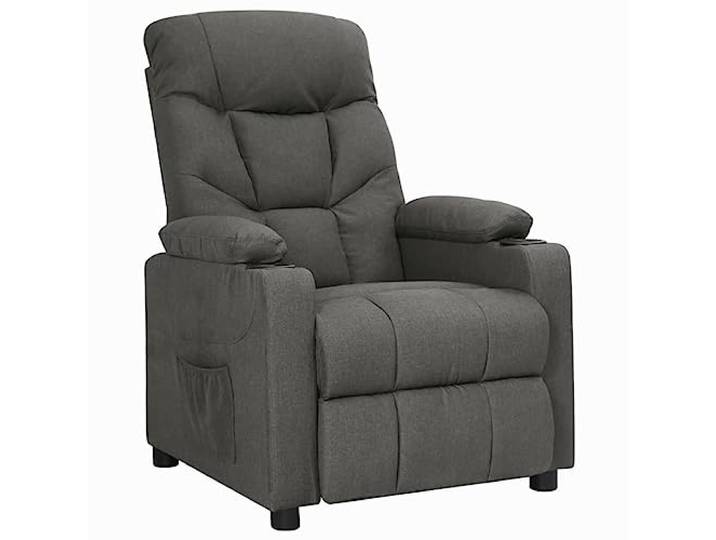 Heofavd Relaxsessel Manuell Verstellbar, TV-Sessel Stoff Dunkelgrau
