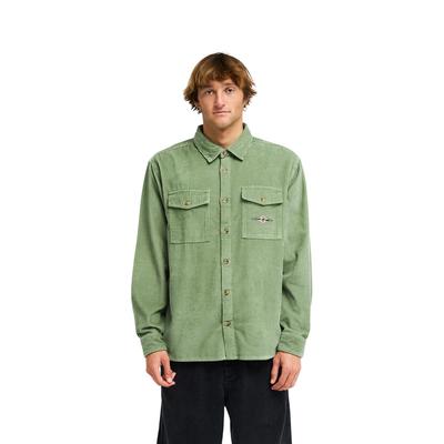 Langarmhemd BILLABONG "Bong Days", Herren, Gr. L, hedge grün, Obermaterial: 100% Baumwolle., Hemden