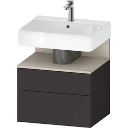 Duravit Waschtischunterschrank wandhängend „Qatego“ 59 × 59 × 47 cm, ohne Beleuchtung